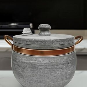 Panela De Pressão De Pedra n4 Fogão A Gás Lenha Panela Natural