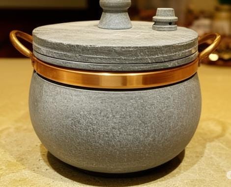 Panela De Pressão De Pedra n7 Fogão A Gás Lenha Panela Natural