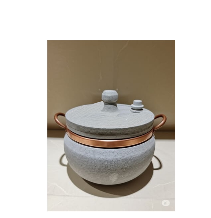 Panela De Pressão De Pedra n3 Fogão A Gás Lenha Panela Natural
