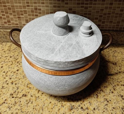Panela De Pressão De Pedra n6 Fogão A Gás Lenha Panela Natural