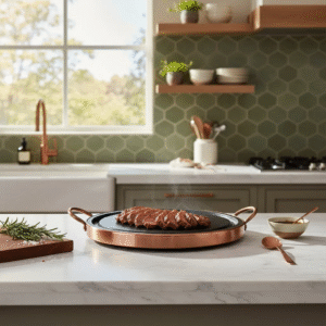 Fondue Chapa/Grelha/Forma Pizza Pedra Sabão 27cm