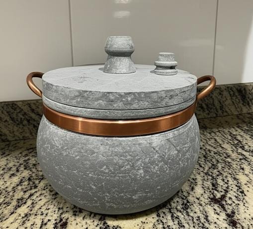 Panela De Pressão De Pedra n5 Fogão A Gás Lenha Panela Natural (cópia)